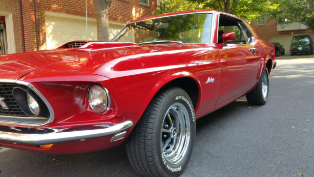 1969 Candy Apple Red Ford Mustang Coupe