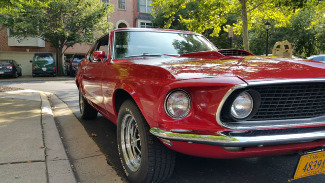1969 Candy Apple Red Ford Mustang Coupe