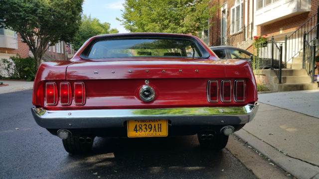 1969 Candy Apple Red Ford Mustang Coupe