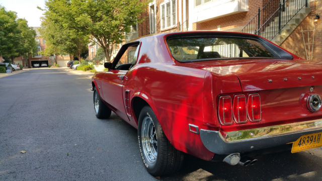 1969 Candy Apple Red Ford Mustang Coupe