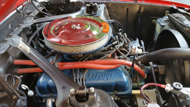 1969 Candy Apple Red Ford Mustang Coupe