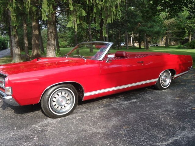 1969 Red Ford Torino Convertible