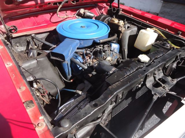 1969 Red Ford Torino Convertible