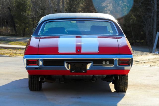 1970 Red Chevrolet Chevelle Coupe