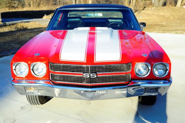 1970 Red Chevrolet Chevelle Coupe