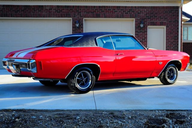 1970 Red Chevrolet Chevelle Coupe
