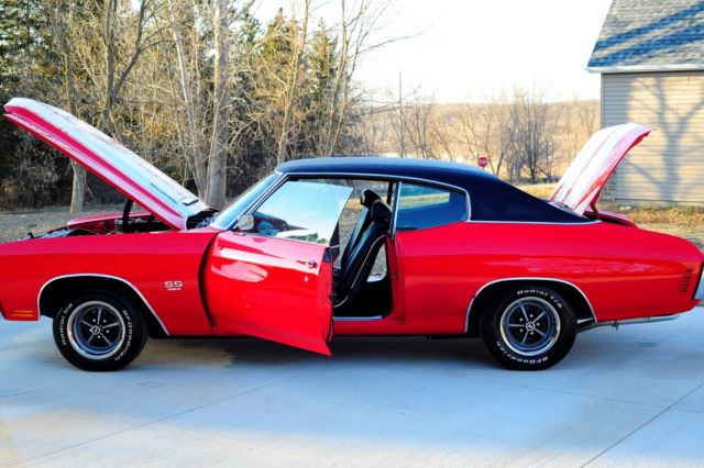1970 Red Chevrolet Chevelle Coupe