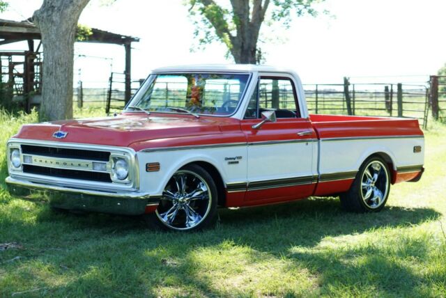 1970 Orange Chevrolet C-10