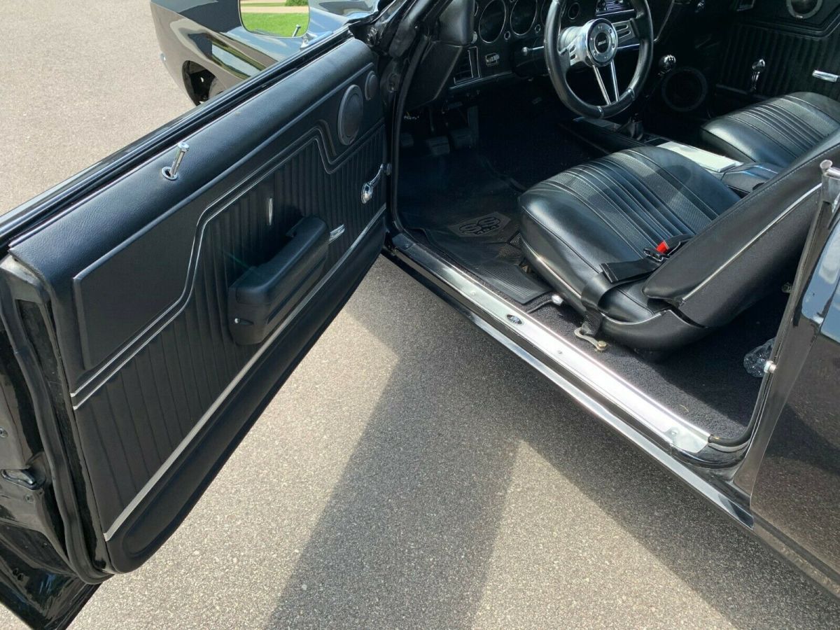 1970 Black Chevrolet Chevelle Coupe