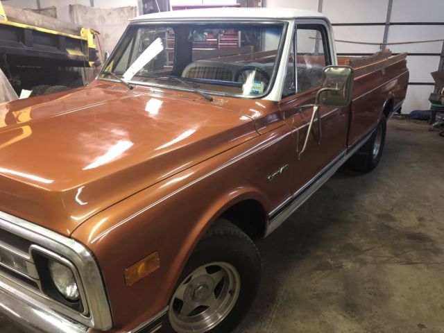 1970 copper Chevrolet C-10 truck