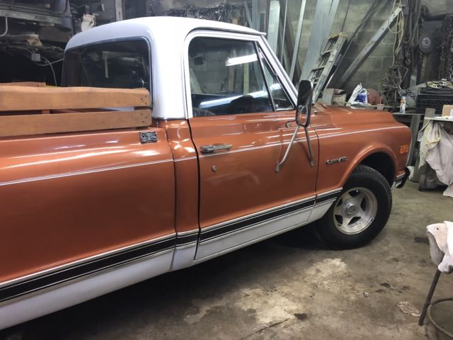 1970 copper Chevrolet C-10 truck