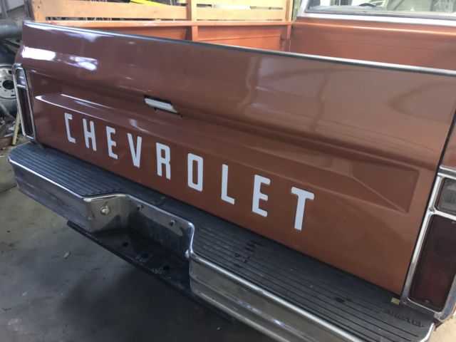 1970 copper Chevrolet C-10 truck
