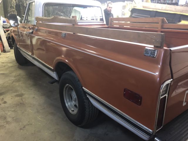 1970 copper Chevrolet C-10 truck