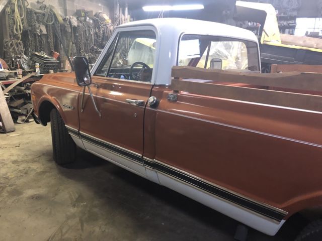 1970 copper Chevrolet C-10 truck