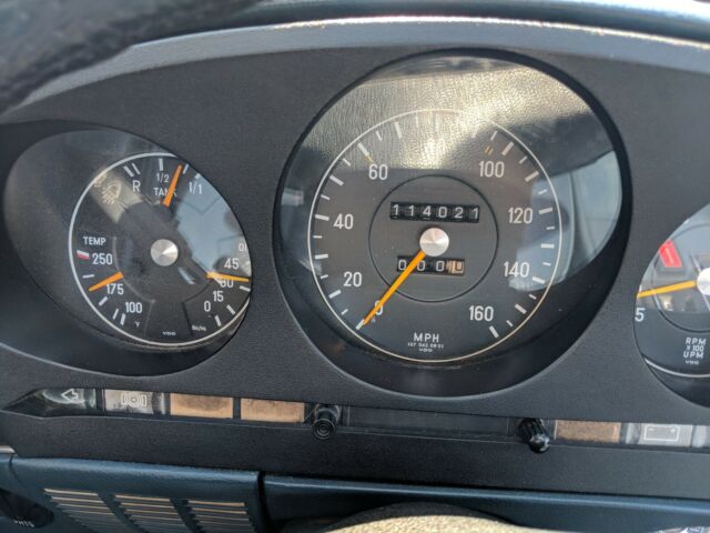 1973 Gray Blue Mercedes-Benz SL-Class Convertible