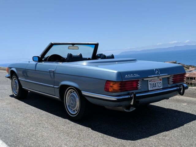 1973 Gray Blue Mercedes-Benz SL-Class Convertible