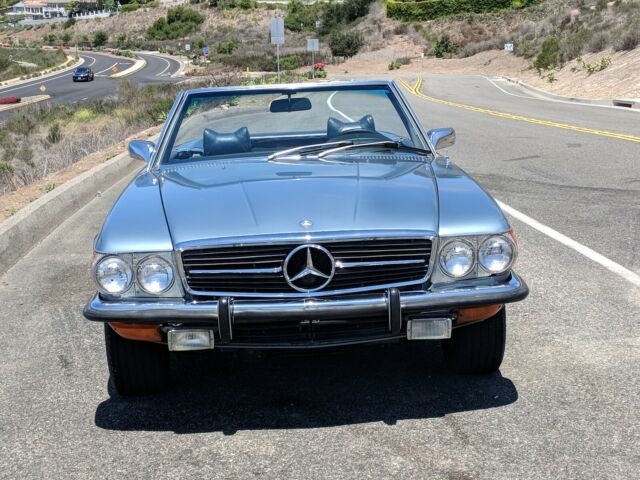 1973 Gray Blue Mercedes-Benz SL-Class Convertible