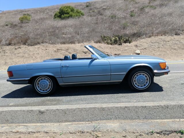 1973 Gray Blue Mercedes-Benz SL-Class Convertible