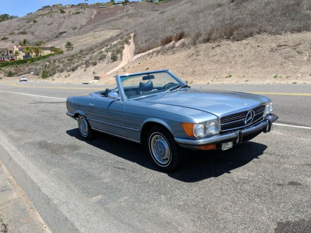 1973 Gray Blue Mercedes-Benz SL-Class Convertible