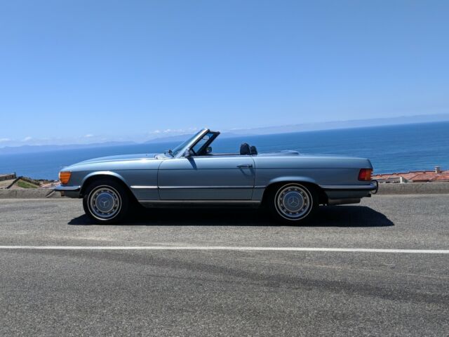 1973 Gray Blue Mercedes-Benz SL-Class Convertible