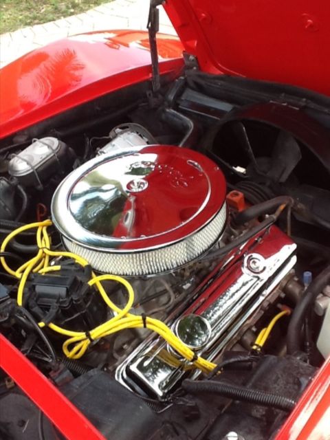1973 Red Chevrolet Corvette Coupe