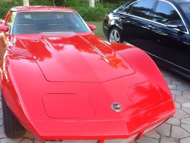 1973 Red Chevrolet Corvette Coupe