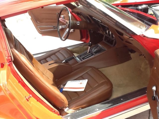 1973 Red Chevrolet Corvette Coupe