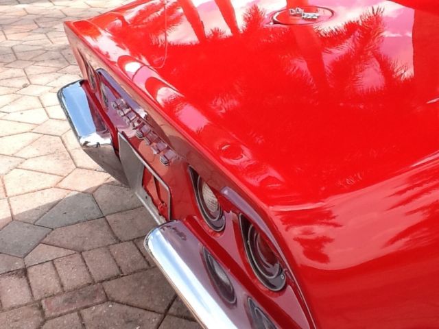 1973 Red Chevrolet Corvette Coupe