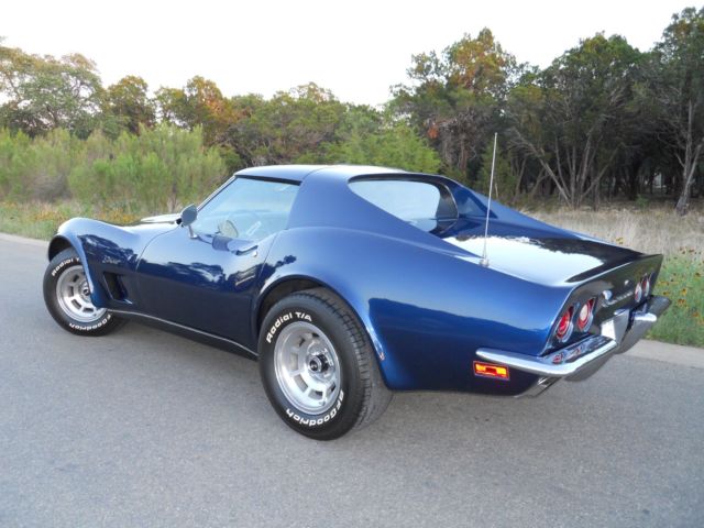 1973 Blue Chevrolet Corvette Coupe