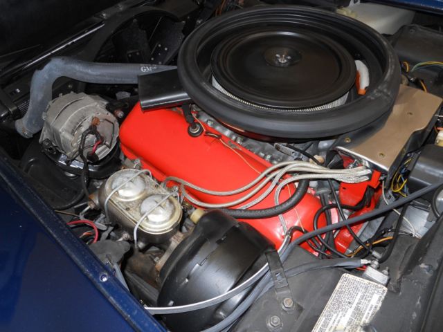 1973 Blue Chevrolet Corvette Coupe