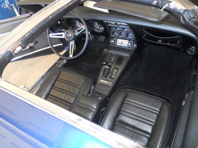 1973 Blue Chevrolet Corvette Coupe