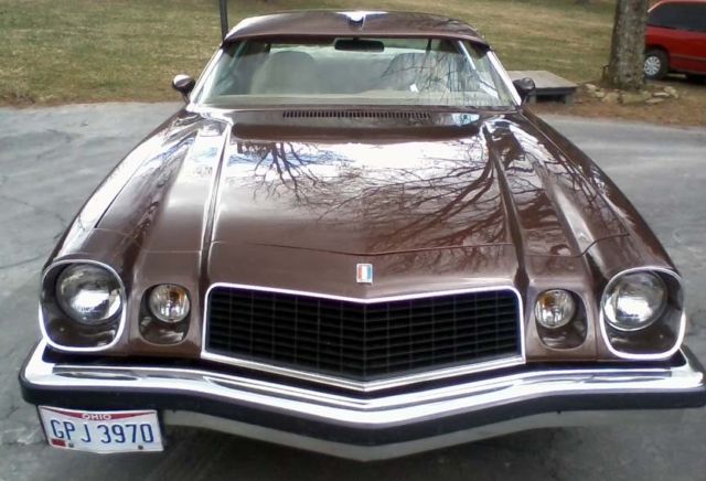 1974 copper brown Chevrolet Camaro Coupe