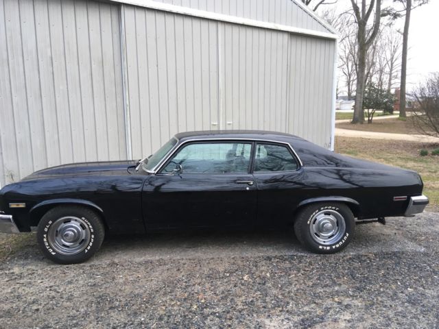 1974 Black Chevrolet Nova