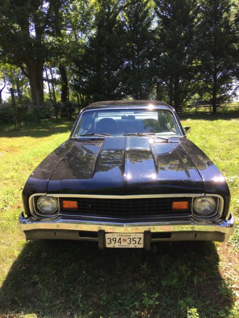 1974 Black Chevrolet Nova