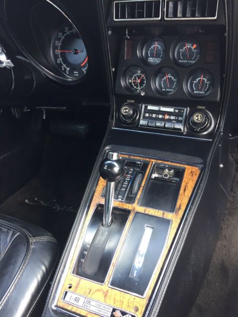 1976 Blue Chevrolet Corvette T-TOP