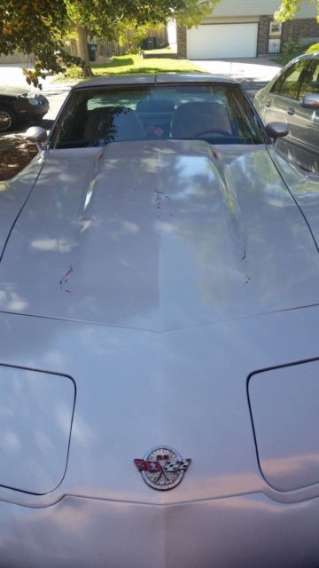 1978 Silver Chevrolet Corvette t-top