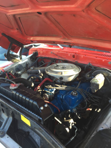 1979 Red Ford Bronco SUV