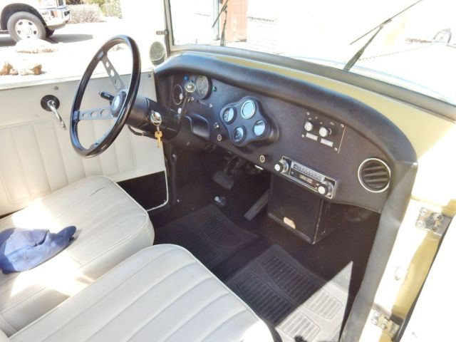 1979 Pale Yellow Ford Model A Roadster