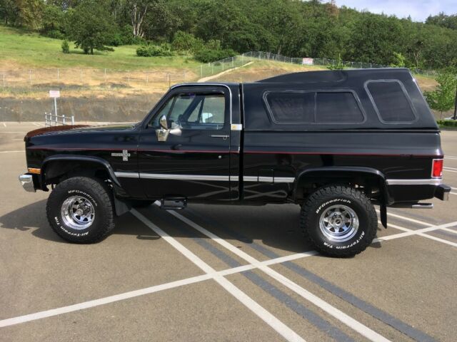 1985 Black Chevrolet C/K Pickup 1500 Standard Cab Pickup