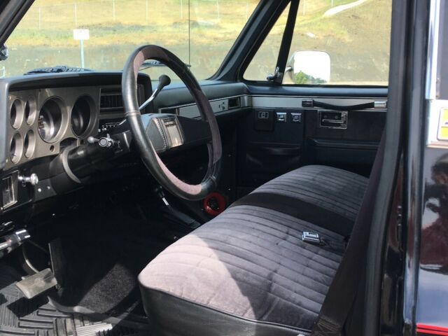 1985 Black Chevrolet C/K Pickup 1500 Standard Cab Pickup
