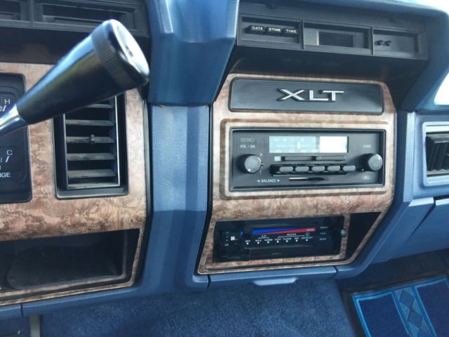1985 Blue Ford F-250 Crew Cab Pickup