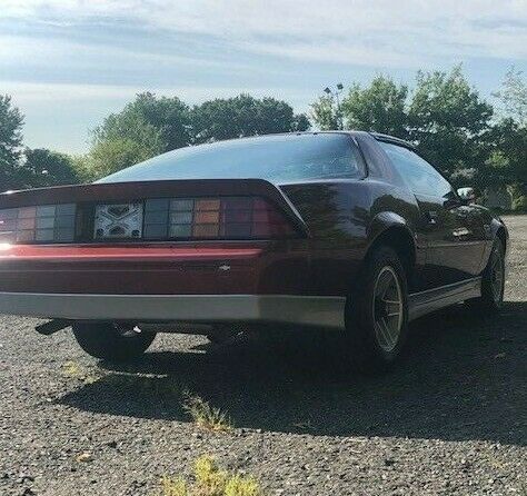 1987 Burgundy Chevrolet Camaro Hatchback