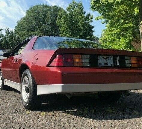 1987 Burgundy Chevrolet Camaro Hatchback