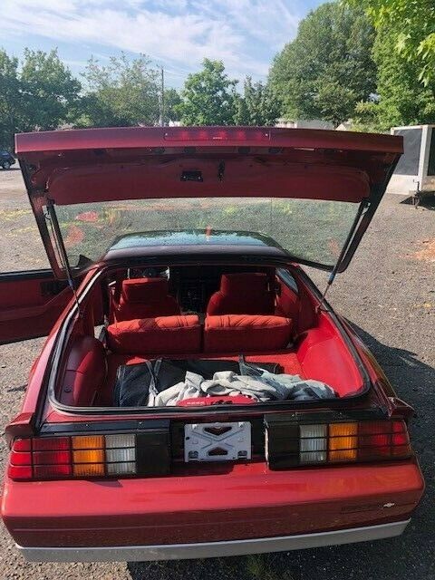 1987 Burgundy Chevrolet Camaro Hatchback