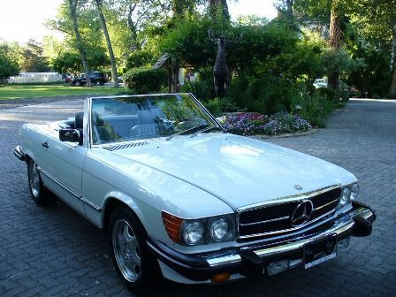 1988 White Mercedes-Benz SL-Class Convertible