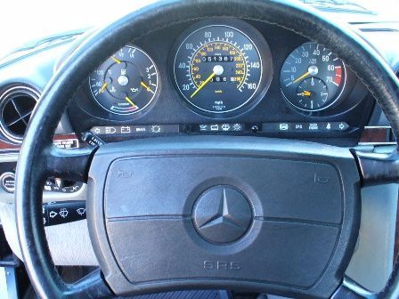 1988 White Mercedes-Benz SL-Class Convertible