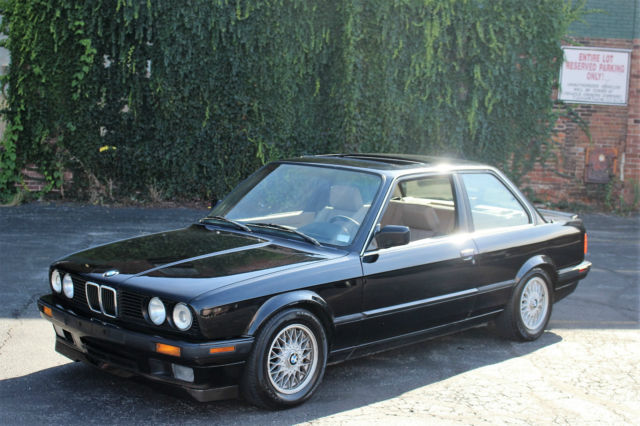 1988 Black BMW 3-Series