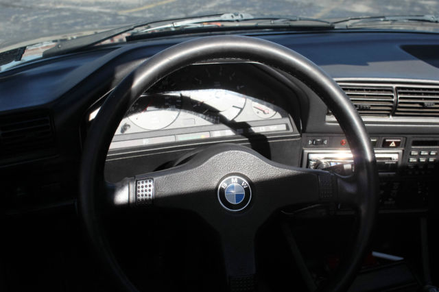 1988 Black BMW 3-Series