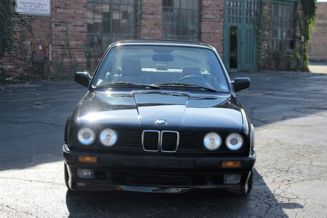 1988 Black BMW 3-Series