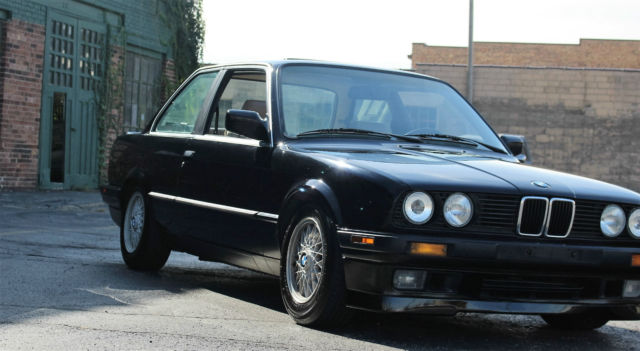 1988 Black BMW 3-Series